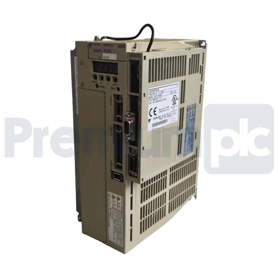 Used YASKAWA SGDH-30DE / SGDH30DE SIGMA II SERVOPACK AMPLIFIER 400V 3kW w/JUSP-NS500