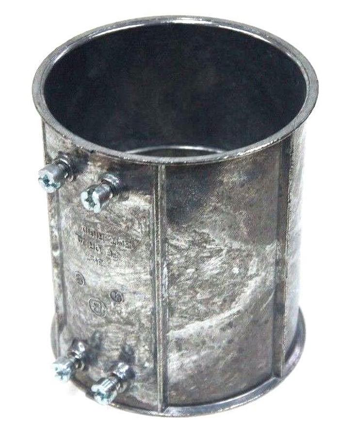 BOX OF 6 NEW BRIDGEPORT 248-DC ZINC EMT/RIGID COUPLINGS 3-1/2" 248DC