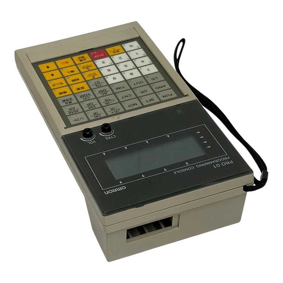 Used Omron Sysmac CVM1-PRO01 PLC Programming Console CVM1-MP201-V1 CV500-CN224
