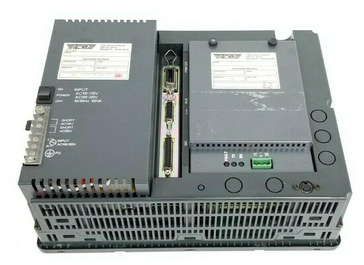 Used TOTAL CONTROL QPI11100S2P QUICKPANEL 10.4'' V1.12 W/ QPI-ABD-001 SER. B