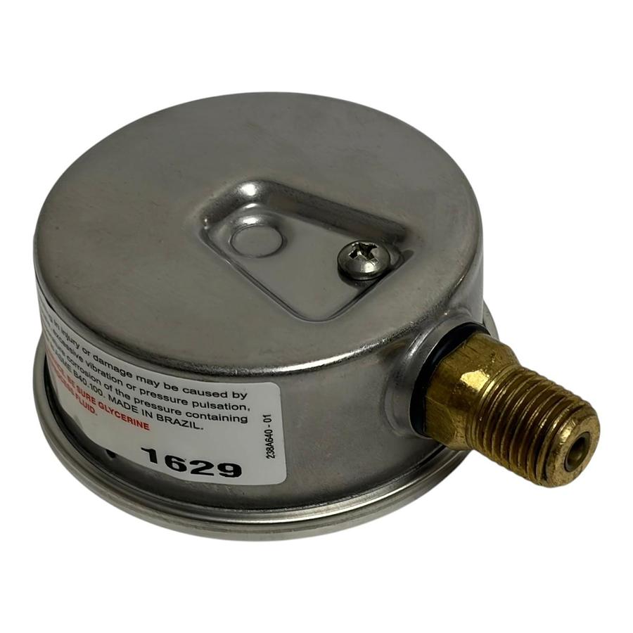 Used Ashcroft 63 1008 AL 02L 30# 63mm Pressure Gauge 0-30 PSI Glycerin Filled New