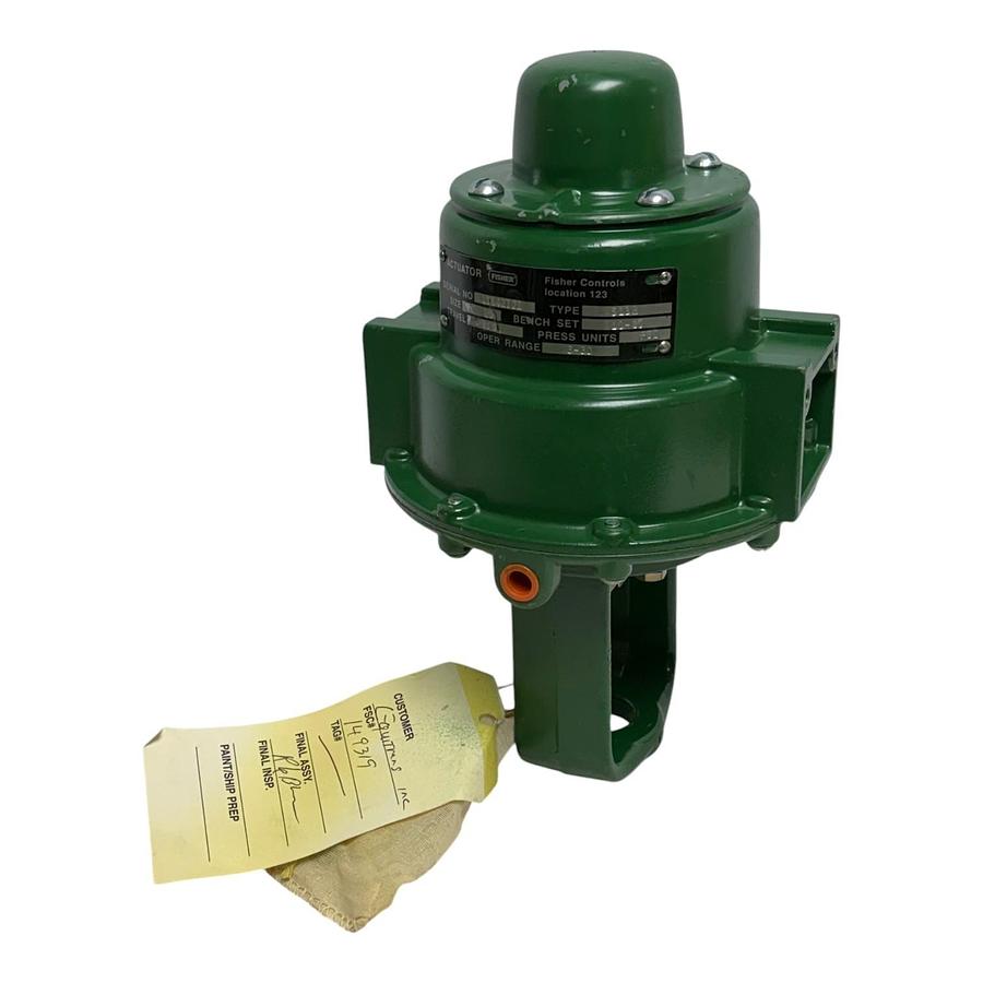 Used Fisher Type 513R Size 20 Pneumatic Diaphragm Actuator Casing 50 PSI 17442701