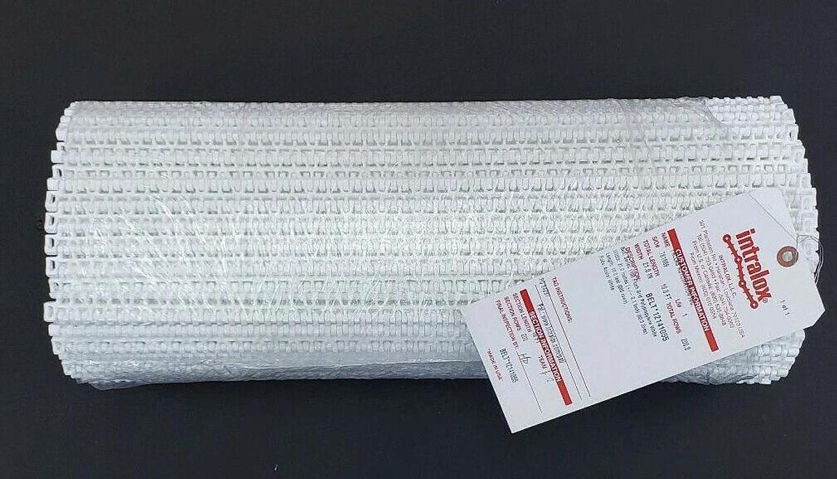 NEW FALLAS INTRALOX 12141055 CONVEYOR BELT, 231 8 18736, SERIES 1100, 21" X 10'