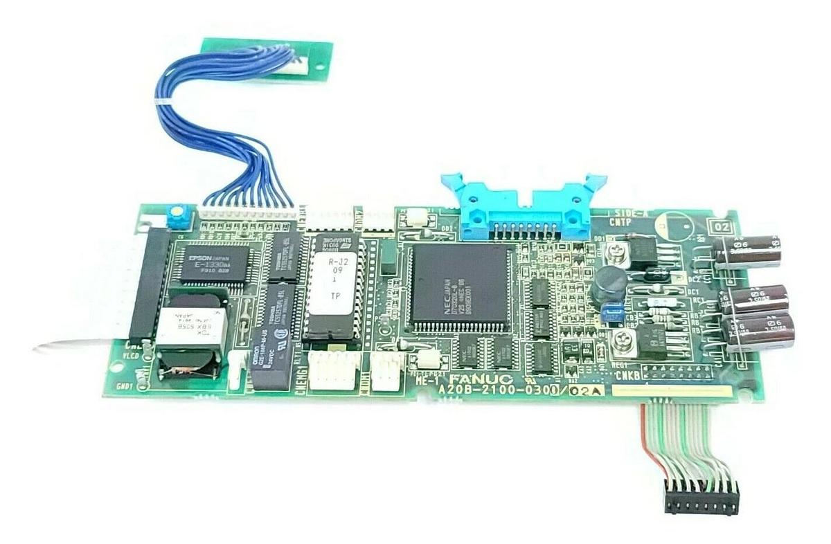 Used FANUC A20B-2100-0300/02A PENDANT BOARD A20B-2100-0300 W/ A20C-200-0270/01A