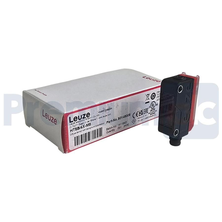 Used Leuze HT5B/4X-M8 | 50148005 Diffuse Sensor w/Background Suppression M8 Conn NSMP