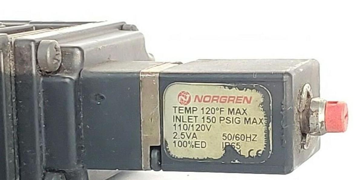 Used NORGREN MN01GGA35AJJA SOLENOID VALVE