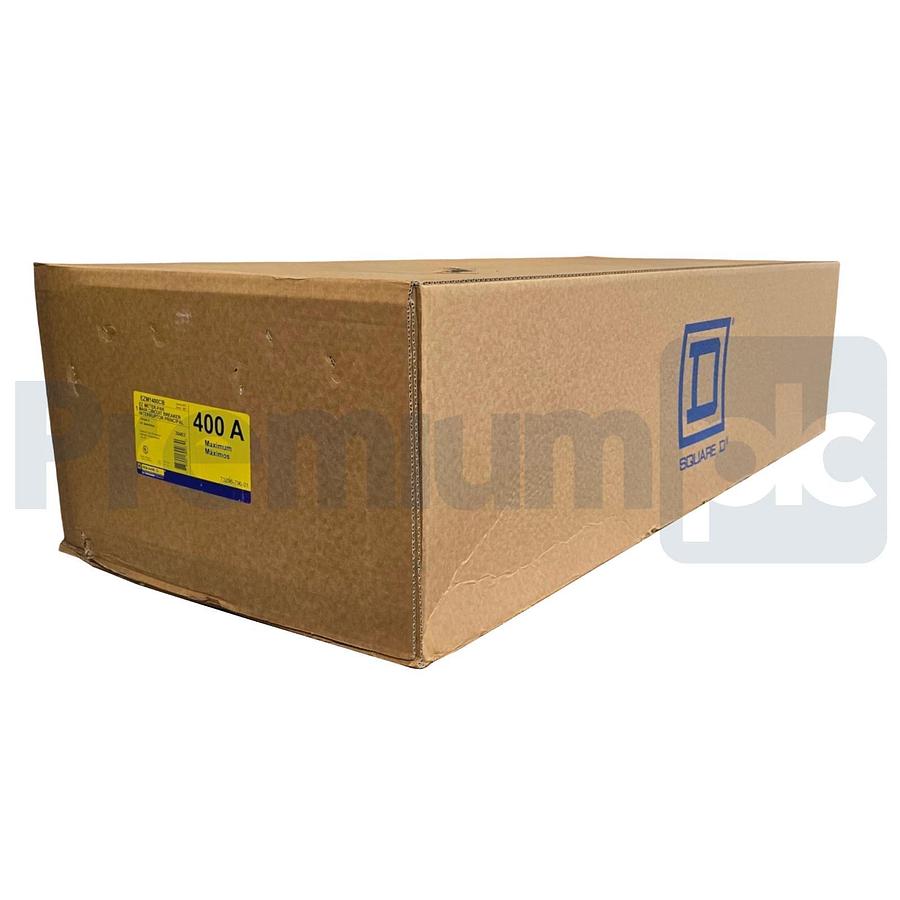 Square D EZM1400CB EZ Meter-Pak Main Circuit Breaker Unit 400A 120/240VAC 1Ph/3W