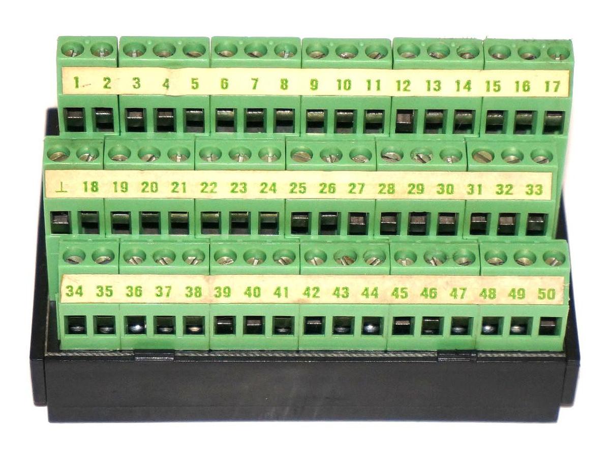 Used MURR ELEKTRONIK UG-SUB-50B/3 SIGNAL TRANSFER CONNECTOR ART. NO: 54044