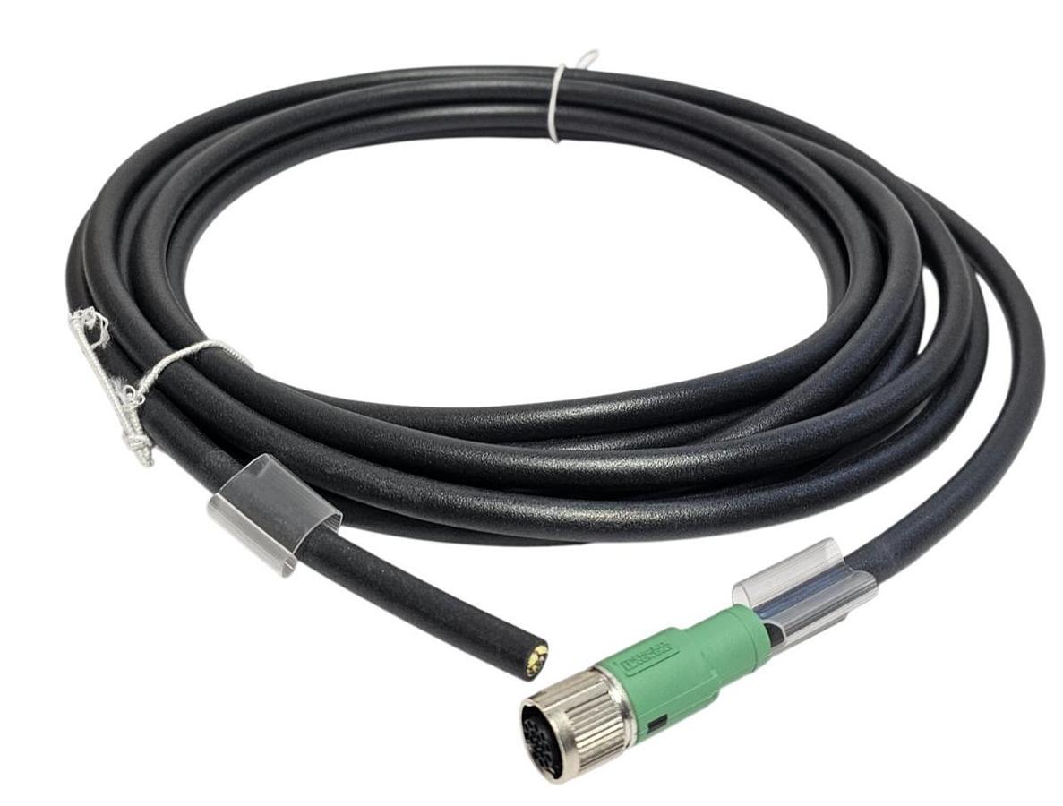 NEW PHOENIX CONTACT SAC-17P- 5,0-PUR/FS SCO (1430792) SENSOR/ACTUATOR CABLE