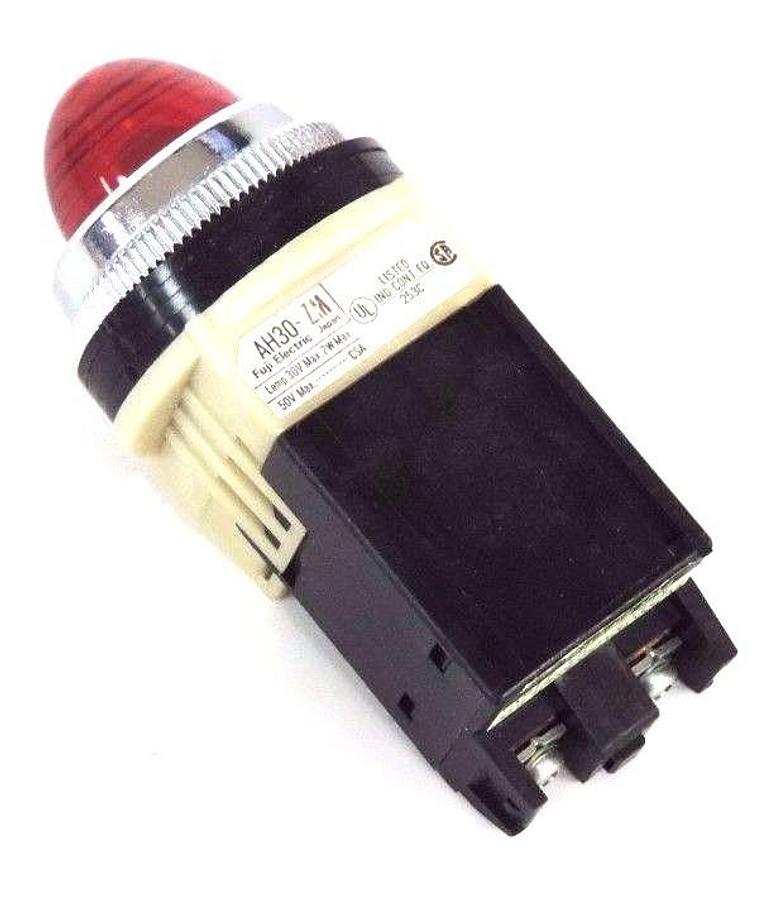 Used NIB FUJI ELECTRIC AH30-ZMRH3 RED PILOT LIGHT COMMAND SWITCH 115/127VAC 50/60HZ