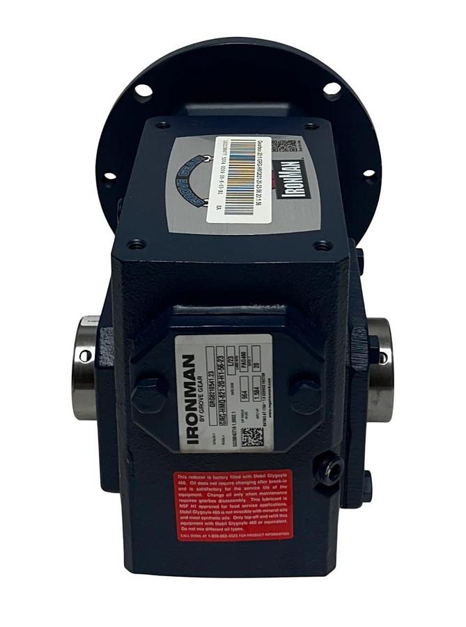 GROVE GEAR IRONMAN GRG-HMQ821-20-H1-56-23 / GRG8210541.23 GEAR REDUCER 20:1 NSNP