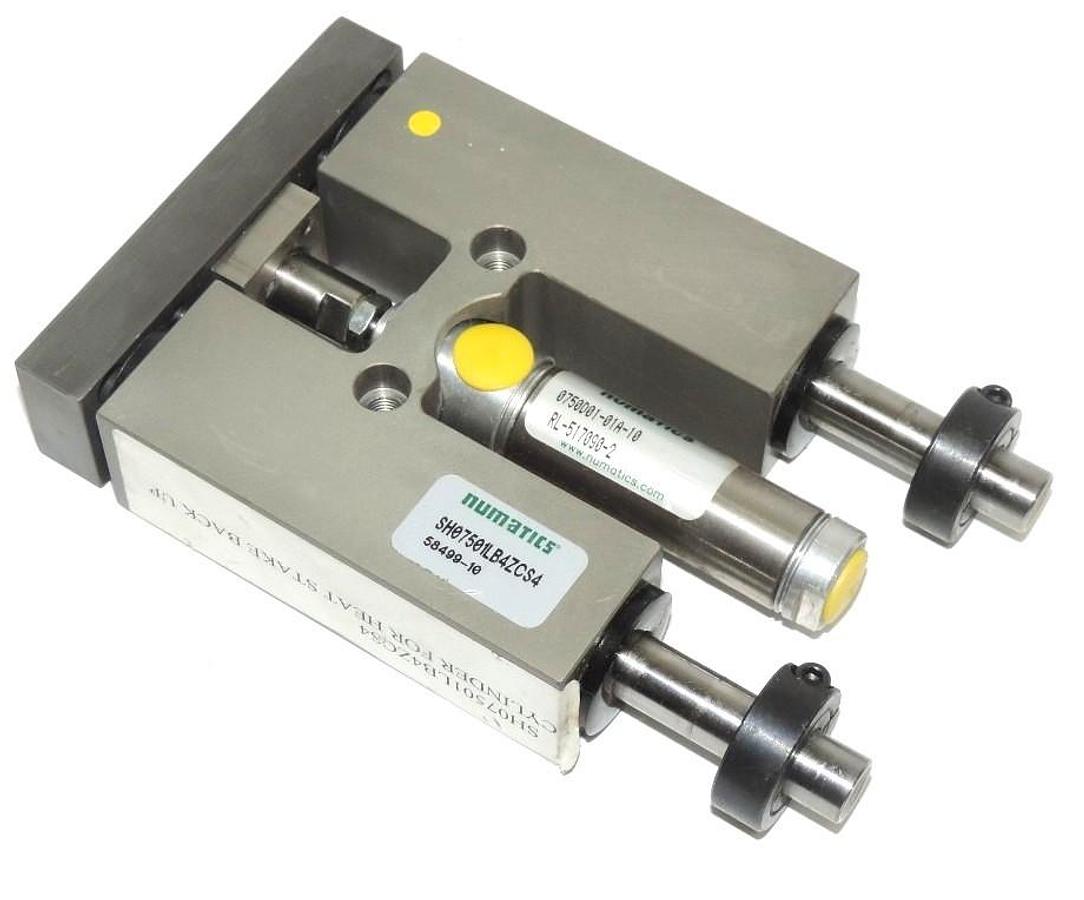 NEW NUMATICS SH07501LB4ZCS4 SH SERIES LINEAR SLIDE WITH 07500D01-01A-10 CYLINDER