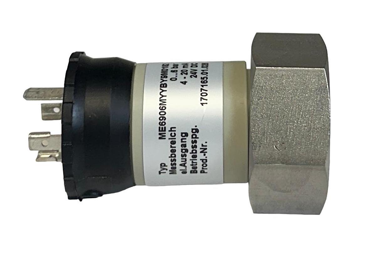 Used SCHMID ME6906MYYBY9M0182 PRESSURE TRANSMITTER 0-6BAR 4-20mA 24VDC NSNP