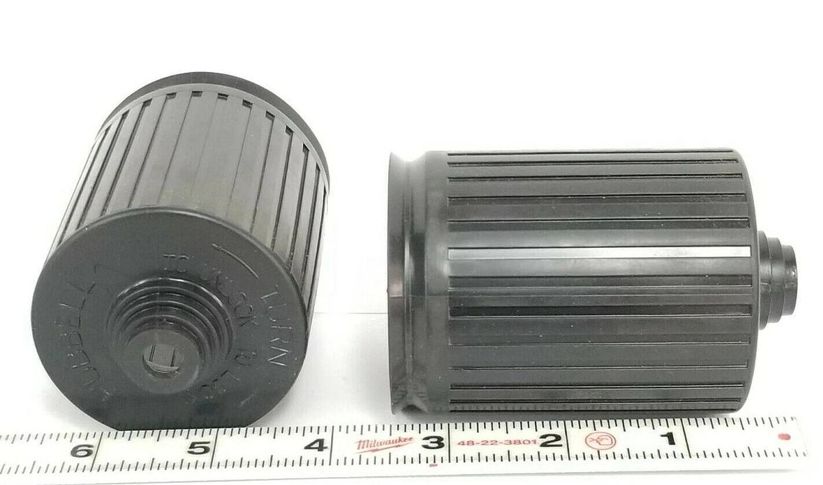 Used LOT OF 3 HUBBEL TWIST LOCK COVERS
