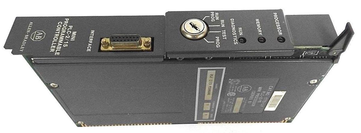 Used ALLEN BRADLEY 1772-LV PLC-2/15 MINI PROCESSOR 1772LV SER. B, FIRMWARE REV. 5