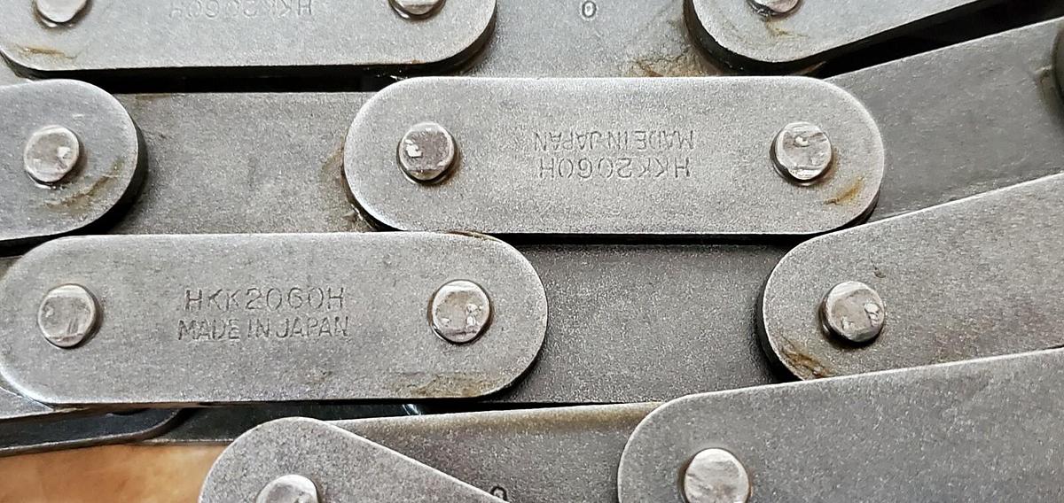 Used NIB HKK CHAIN C2060HR ANSI STANDARD ROLLER CHAIN 119822 10FT 80LINKS
