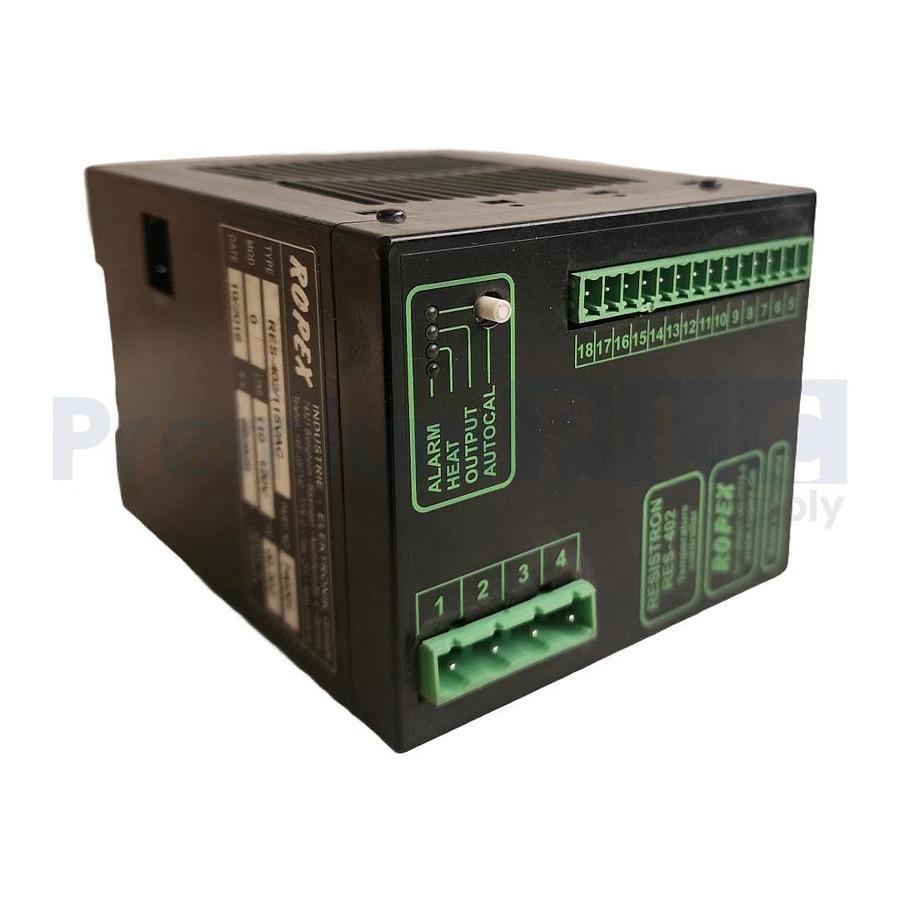 Used USED ROPEX RES-402 RESISTRON TEMPERATURE CONTROLLER RES-402/115VAC P/N 740201