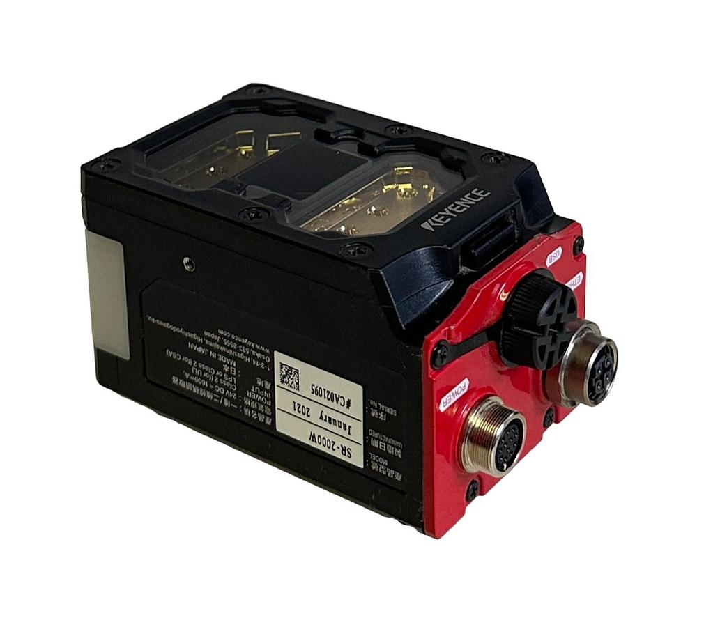 Used NEW KEYENCE SR-2000W / SR2000W 1D-2D CODE READER ULTRA-WIDE 24Vdc CMOS RED LED