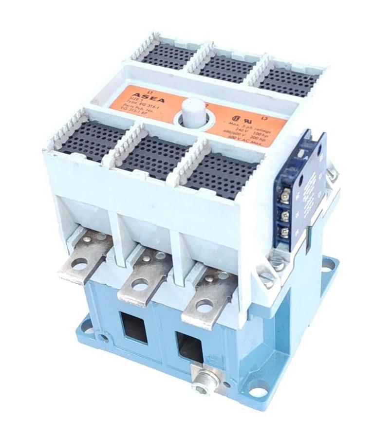 Used FOR PARTS ASEA BROWN EG315-1 / EG3151 CONTACTOR SIZE 5 600V COIL 110/120V 60Hz