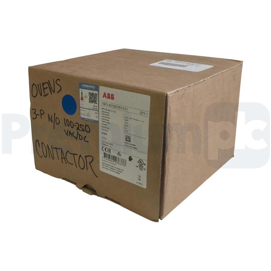 Used ABB AF116-30-11-13 / AF116-30 3-P CONTACTOR N/O 100-250V 1SFL427001R1311 NSMP
