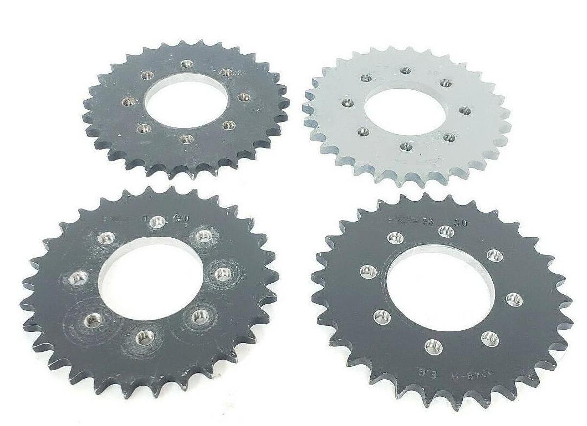 Used LOT OF 4 MARTIN 50-30 ROLLER CHAIN SPROCKETS 2-1/2" BORE, 30TEETH, E.G. # 9249-H