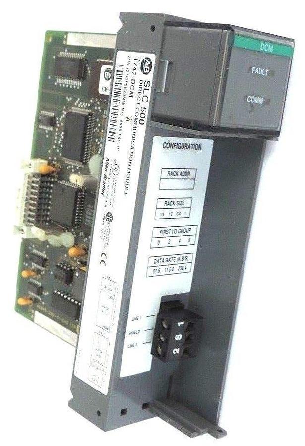 Used ALLEN BRADLEY 1747-DCM DIRECT COMMUNICATION MODULE 1747DCM SER. A
