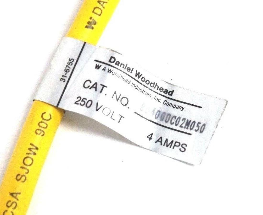 NEW BRAD HARRISON 804000C02M050 MICRO-CHANGE CORDSET 4P FP 5M 18/4 SJOOW-A