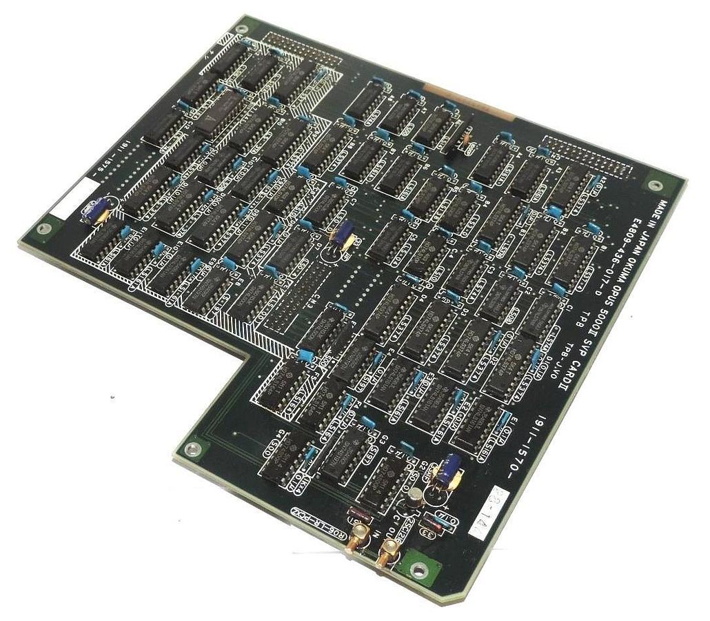 Used OKUMA E4809-436-017-D OPUS 5000 II SVP CARD, E4809436017D