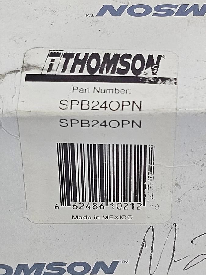 Used NIB THOMSON SPB24OPN PILLOW BLOCK LINEAR BEARING