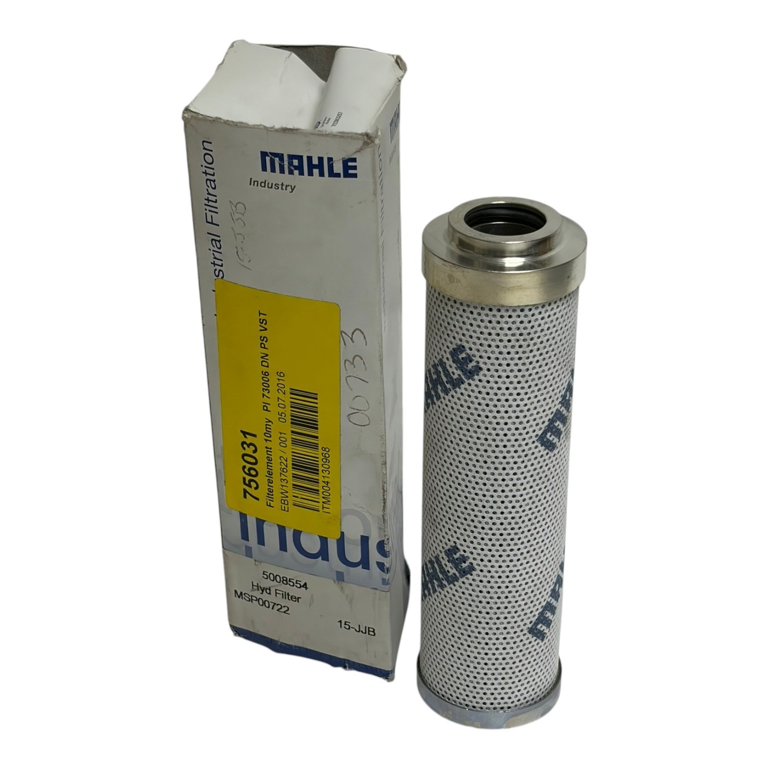 Used Mahle PI 73006 DN PS VST 10 Micron Hydraulic Filter Element - New