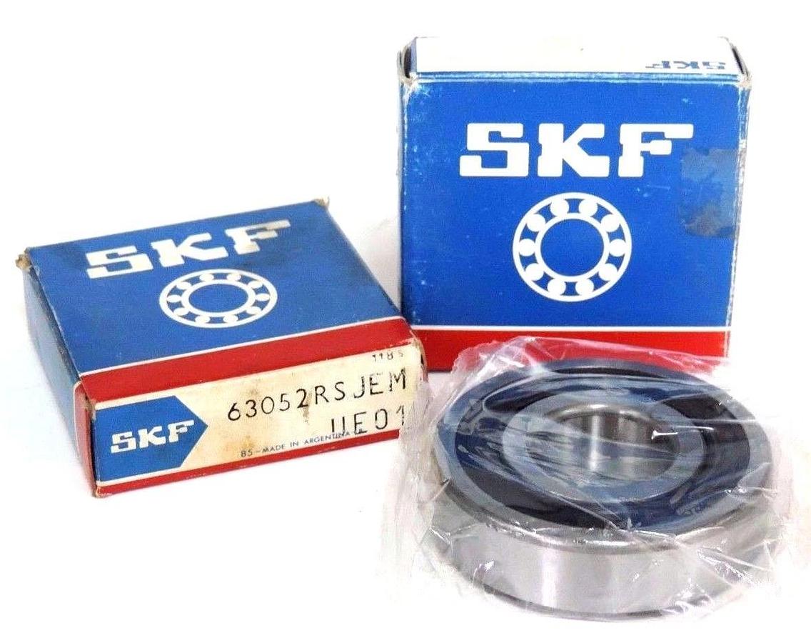 Used LOT OF 2 NIB SKF 6305-2RSJEM OIL SEALS 63052RSJEM