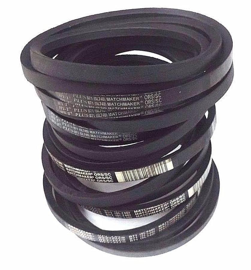 Used LOT OF 6 NEW GOODYEAR HY-T PLUS B71 (5L740) MATCHMAKER V-BELTS 5L740