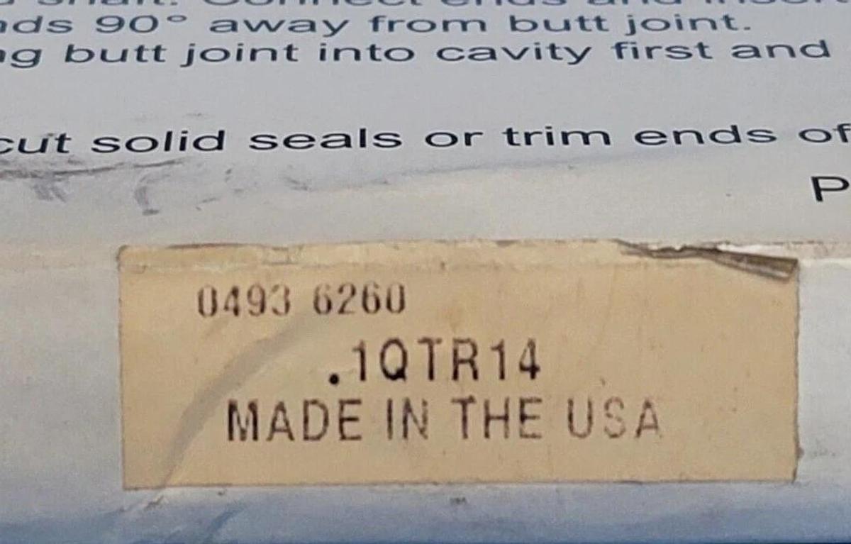 Used NIB PARKER 1QTR14 OIL SEAL BLACK