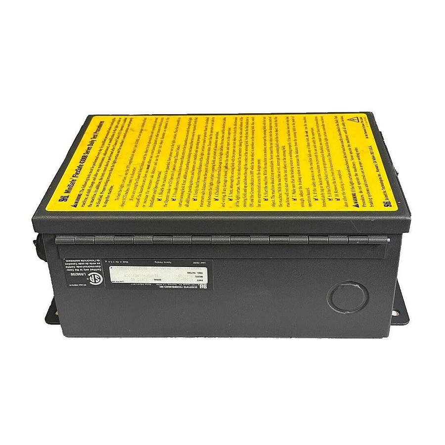 Used STI 43268-05 / 4326805 SAFETY LIGHT CURTAIN CONTROLLER MS4320B 117Vac 4300B