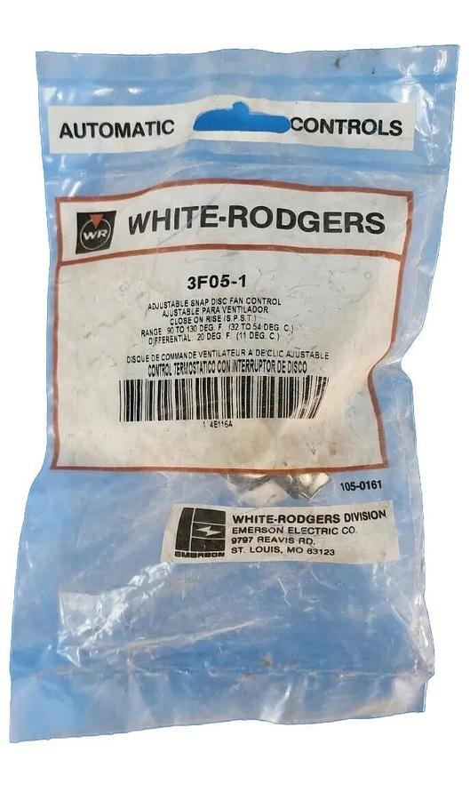 Used NEW WHITE-RODGERS 3F05-1 ADJUSTABLE SNAP DISC FAN CONTROL