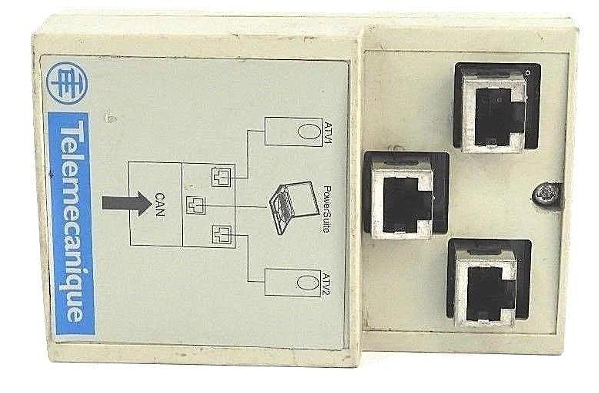 Used SCHNEIDER TELEMECANIQUE VW3CANTAP2 CANOPEN ADAPTER JUNCTION BOX