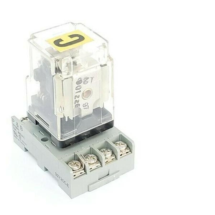 Used POTTER & BRUMFIELD KRPA-11AG-120 RELAY KRPA11AG120, 120V W/ 27E891 SOCKET