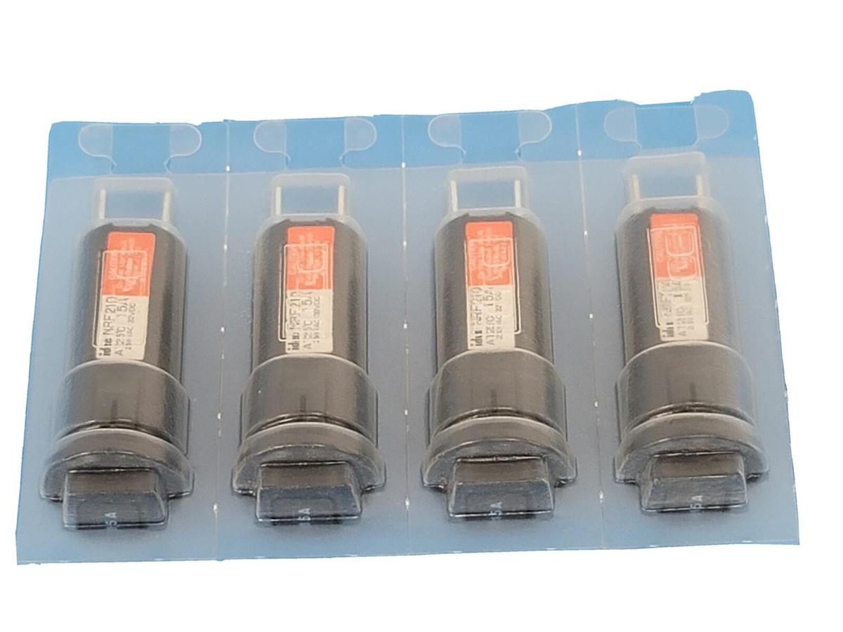 Used LOT OF 4 NEW IDEC NRF210 CIRCUIT PROTECTORS NRF210-15A