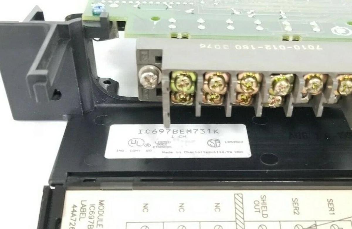 Used GE FANUC IC697BEM731L BUS EXPANSION MODULE 44A729723-G01 IC697BEM731