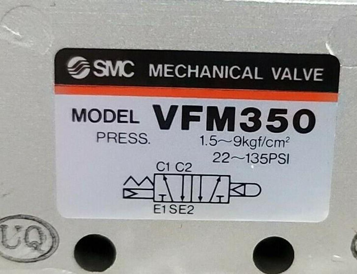 NIB SMC VFM350-02-34B 5-PORT MECHANICAL VALVE - RUBBER SEAL VFM3500234B