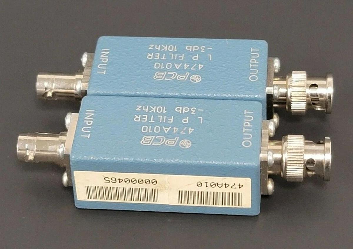 Used LOT OF 2 PCB 474A010 L P FILTERS -3DB 10KHZ
