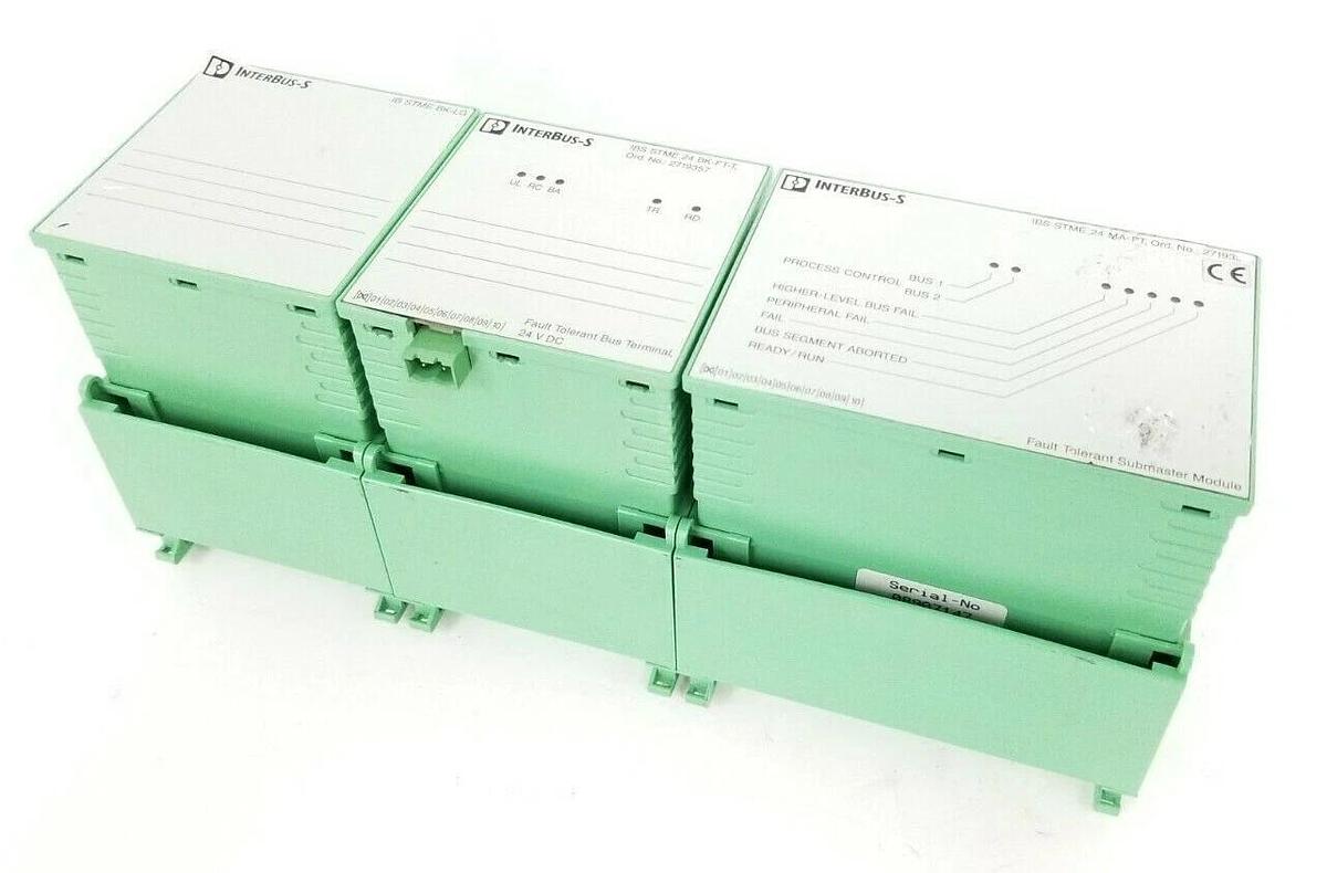 Used PHOENIX CONTACT NR. 2722616 IBS-ST-24-SSC-T INTERBUS MODULE IBS STME 24 MA-FT