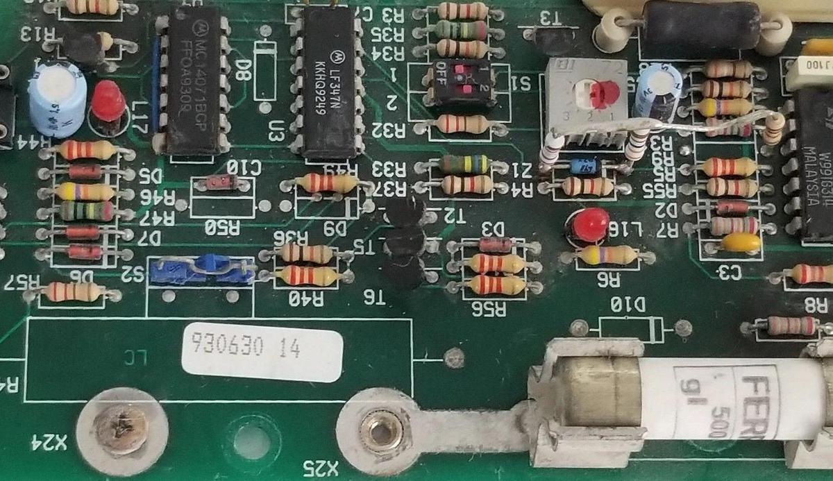 Used BERGES BRM 7-11E/E04 CIRCUIT BOARD 930630-14, 930617-28-24, BRM7_11/E