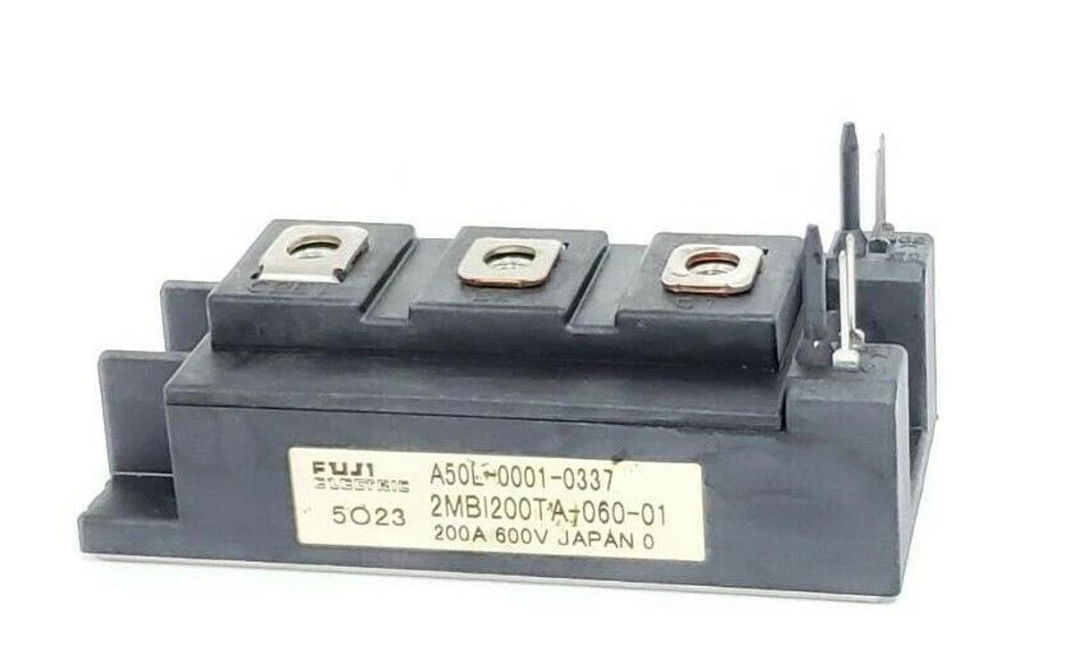 Used FUJI ELECTRIC A50L-0001-0337 POWER MODULE IGBT 200AMP 600V, 2MBI200TA-060-01