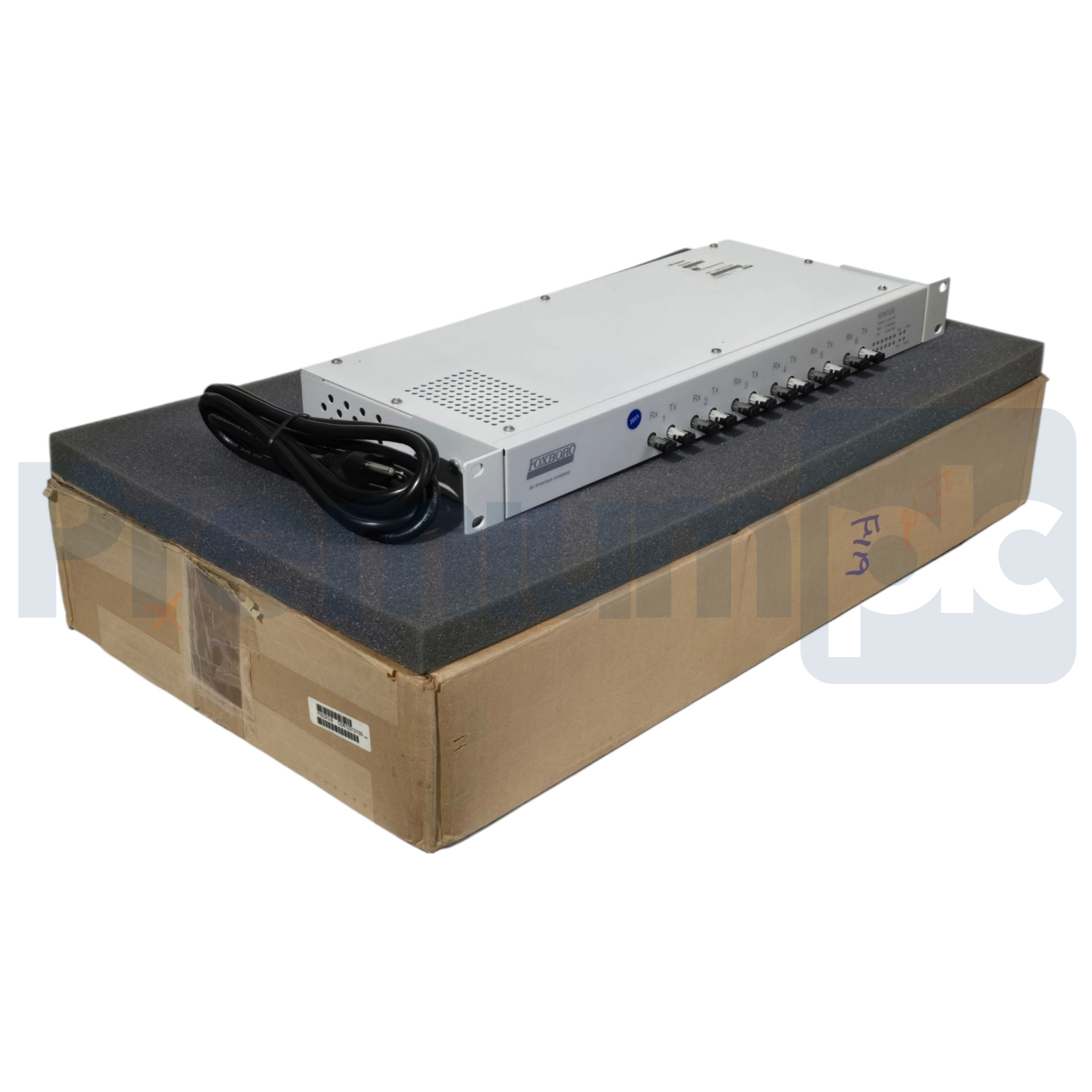 Used Foxboro P0922KS Rev. B I/A Series 6 Port Ethernet Hub P0922KS-B 120-240VAC NEW