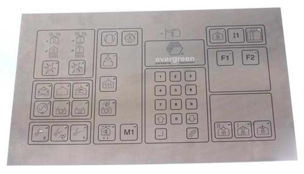 Used NEW EVERGREEN EPVR3990770 REP & RET CONTROL PANEL 2704-24-01 REV. B