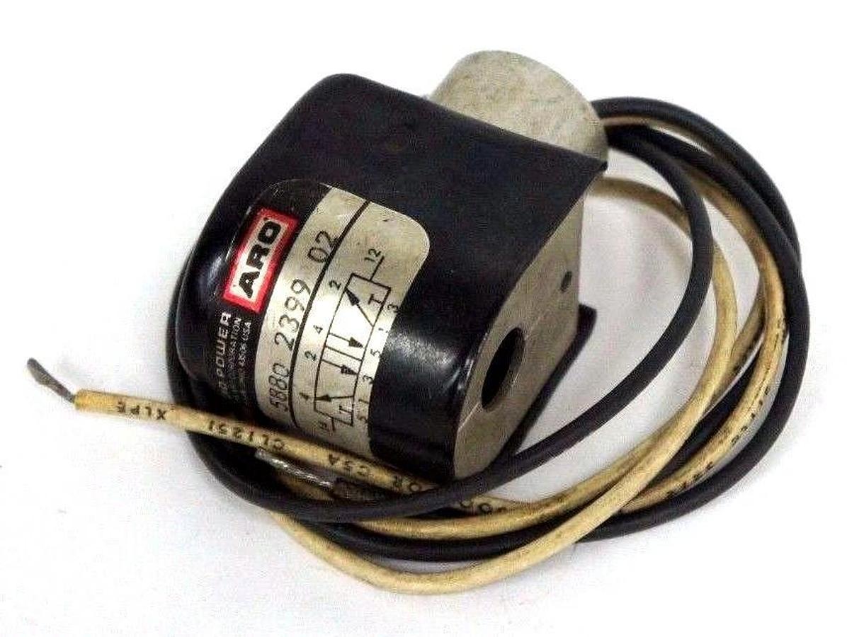 Used ARO FLUID POWER 5880239902 SOLENOID VALVE 5880-2399-02