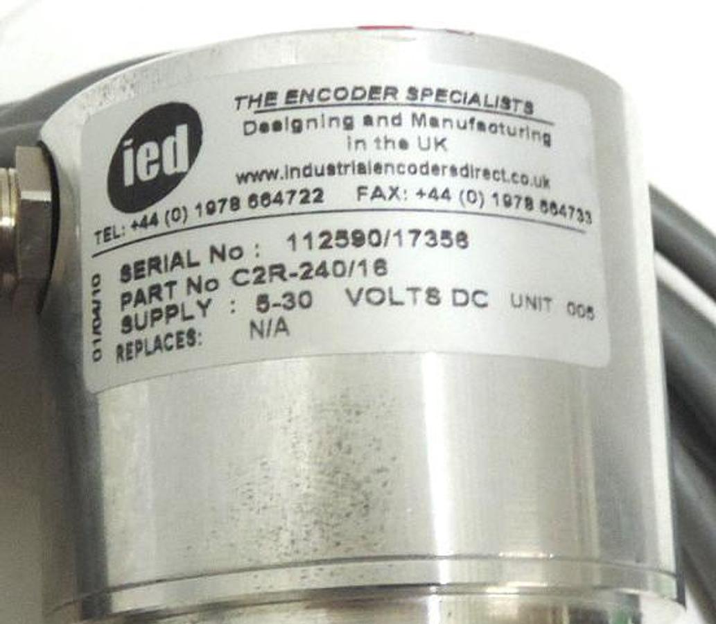 Used NEW IED ENCODER C2R-240/16 SUPPLY: 5-30 VDC