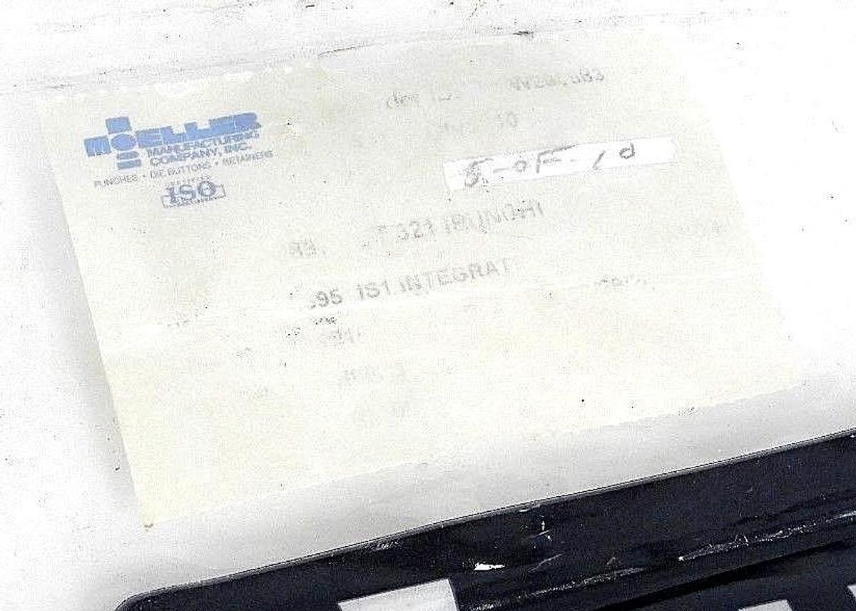 LOT OF 5 NEW MOELLER 3395-0008 0987-JPKN PUNCHES GMSP01-92897 DET 321