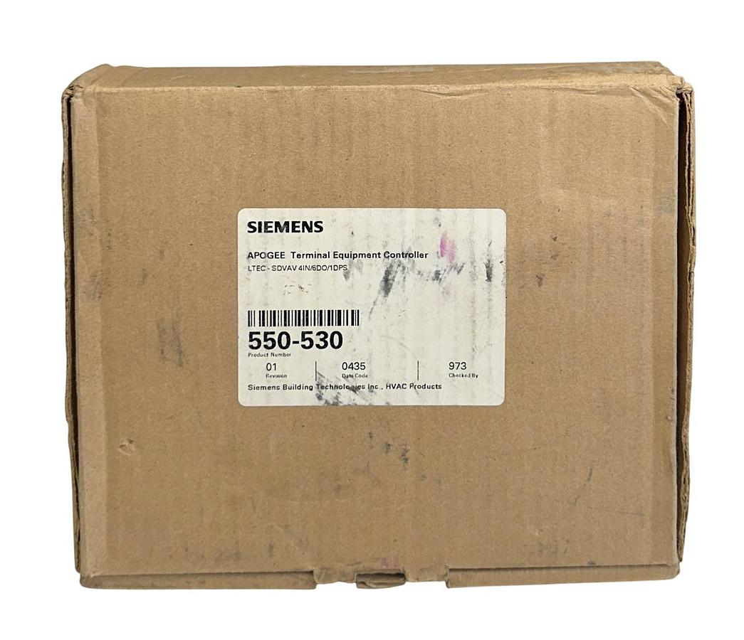 Used SIEMENS 550-530 / LTEC-SDAV 4IN/6DO/1DPS APOGEE TERMINAL CONTROLLER 550530 NSMP